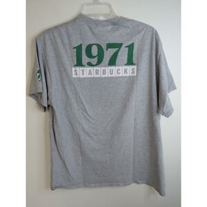 2021 Starbucks 50th Anniversary 1971 Gray Employee Issued T-Shirt Men's L